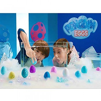 Sbabam- Penguin Eggs-Confezione da 5 bustine Crescono Davvero 049-19