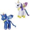 Spielotopia My Little Pony E0429ES0 Mane divertente peluche Princess Celestia e E0430 Princess Luna 30 cm set di 2
