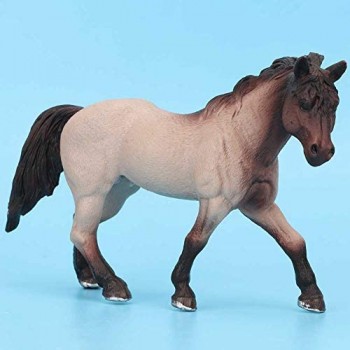 YOUTHINK Solidi Modelli realistici Giocattoli Figure di Cavalli di Simulazione Giocattolo di plastica per Bambini Giocattolo cognitivo di apprendimento educativo(Tennessee White Horse)