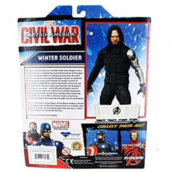 Diamond Select - Marvel Capitan America: Civil War: Action Figure del Soldato d’Inverno