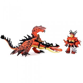 Dragon Monstrous e Snotlt | DreamWorks Dragons | Action Game Set | Hookfang