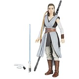 Hasbro Star Wars The Black Series - Rey (Apprendista Jedi) Personaggio Action Figure 15cm da Collezione con Accessori C1415ES0