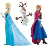 Official Disney's Frozen Set of 3 Figures Anna Elsa and Olaf by Disneys Frozen