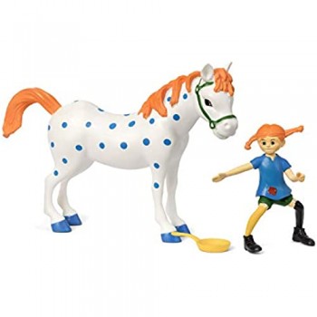 Pippi Longstocking 44-3795-00 - Set di statuette Pippi & Little Buddy multicolore
