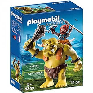 Playmobil Knights 9343 - Guerriero con Troll Gigante dai 4 anni
