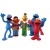 Sesamo Apriti - Comansi Figure Set di 5 - Grover Bert Ernie Cookie Monster ed Elmo