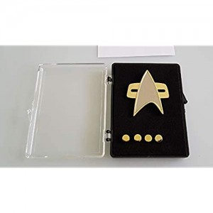 Unbekannt Voyager – Capitan Communicator + Rank pin Set 5 pezzi metallo Star Trek
