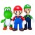AINOLWAY 3 Pezzi / Set Super Mario Toys - Figurine Mario & Luigi - Yoshi & Mario Bros Action Figures Mario PVC Toy Figures