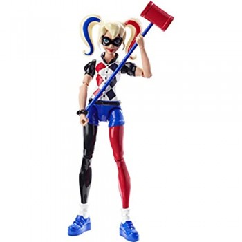 DC Super Hero Girls DMM36 - Bambola Harley Queen Small Doll Super Hero 15 cm martello incluso
