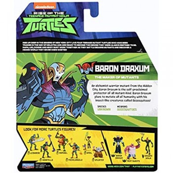 Giochi Preziosi Teenage Mutant Ninja Turtles Rise Off Personaggi Base Baron Draxum \'The Boss\'
