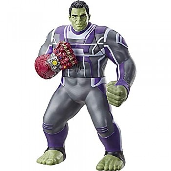 Hasbro Marvel Avengers - Endgame Hulk Pugni Invincibili Action Figure Elettronica con 20 Suoni e Frasi [Versione Italiano]