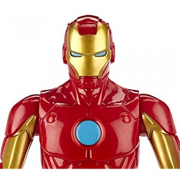 Hasbro Marvel Avengers Titan Hero Series Iron Man Action Figure giocattolo da 30 5 cm ispirato all\'universo Marvel per bambini dai 4 anni