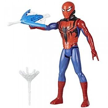 Hasbro Spider-Man - Spider-Man (Action Figure 30cm con Blaster Titan Hero Blast Gear)