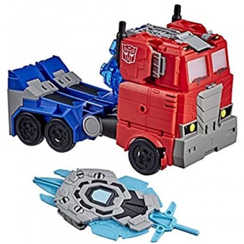 Hasbro Transformers - Optimus Prime (Action Figure 25 cm luci e suoni attivabili con comando vocale ispirato alla serie Cyberverse Adventures: Battle Call Officer)