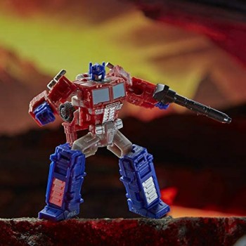 Hasbro Transformers Toys Generations War for Cybertron: Kingdom Core Class WFC-K1 Optimus Prime Action Figure da 8 5 cm Bambini dagli 8 Anni in su