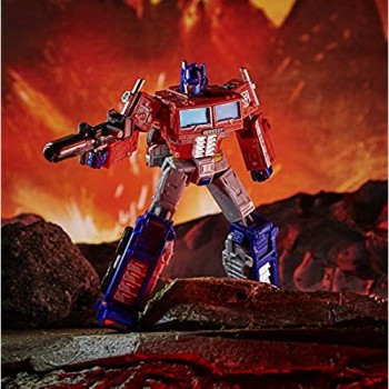 Hasbro Transformers Toys Generations War for Cybertron: Kingdom Core Class WFC-K11 Optimus Prime action figure da 17 5 cm bambini dagli 8 anni in su