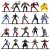 Jada Toys 253225010 Wave 3 Marvel - Confezione da 20 statuine da collezione ondulate 3 20 pezzi 4 cm multicolore