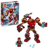 LEGO Super Heroes Marvel Avengers Mech Iron Man Playset con Figura Mobile da Combattimento per Bambini dai 6 Anni in su 76140