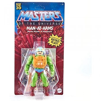 Masters of the Universe- Personaggio Man at Arms 14 cm Giocattolo da Collezione per Bambini 6+ Anni GNN89
