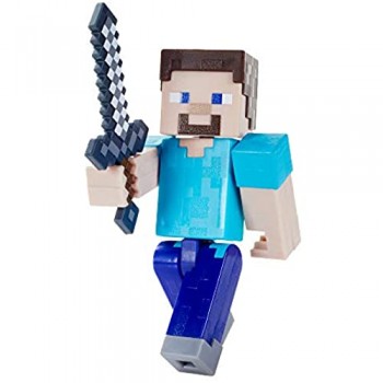 Minecraft -Personaggio Steve con Spada Giocattolo per Bambini 6+ Anni GTP13