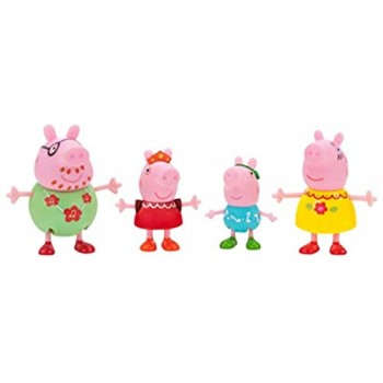 Peppa Pig PEP0547 - Set di 4 personaggi per bambini dai 2 anni in su