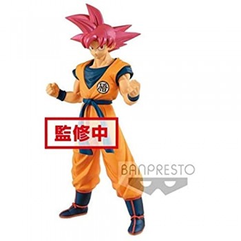 Banpresto- Super Saiyan God Son Gokou Statuette Personaggio Multicolore 82629