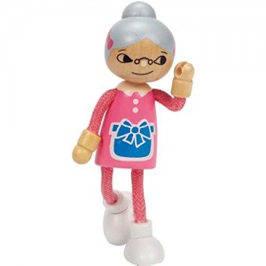 Hape E3504 - Bambola di Legno Nonna
