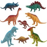 8 Pezzi Dinosauri Giocattoli Dinosauro Plastico Modello per Materiale di Classeeducative e Regali di Compleanno