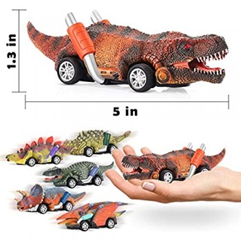 ATOPDREAM Dinosaur Rally Toy Car - Regalo per Bambini a Sorpresa LL Miglior Giocattolo Genitore-Figlio