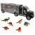 Dinosauri Macchinine Giocattolo per Bambini Camion del Trasportatore Giocattoli del Camion con 6 Mini Dinosauri - Regalo per Bambini Ragazzi Ragazze 3 4 5 6 7 Anni