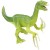 Giocattolo di dinosauro giocattolo di dinosauro giurassico simulato Therizinosaurus Simulazione Modello animale Giocattolo educativo Decorazione della casa(Blu)