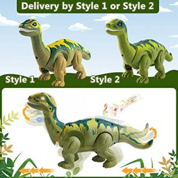 HERSITY Dinosauro Giocattolo Grande Brachiosauro Realistici Dinosauri Mobile Deporre Uova Funzione di Proiezione Suoni e Luci Giochi Bambini 3 4 5 Anni Maschio