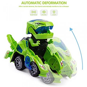 Highttoy Auto Dinosauro Transformers Elettrica Dinosauro Giocattolo per Bambini