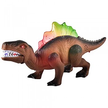 JOYIN 2 LED T-Rex Walking Realistico Dinosauri Giocattoli Che Cammina e Rugge Autimaticamente