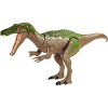 Jurassic World - Attacco Sonoro Dinosauro Baryonyx Grim Snodato con Azione Attacco e Morso Multicolore Giocattolo per Bambini 4+ Anni GVH65