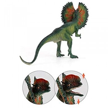Modello Realistico Di Dinosauro Realistico Dilofosauro Dinosauri Figura Regalo 18X5X12Cm