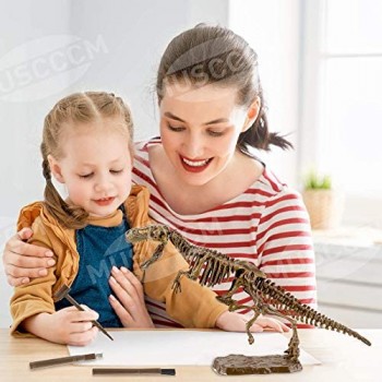MUSCCCM Kit di scavi per Dinosauri T-Rex Kit di scavo fossili di Scheletro Dino Modello di Dinosauro Realistico Giocattoli educativi Regalo per Bambini Ragazzi Ragazze