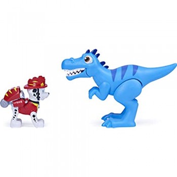 PAW PATROL for Kids Aged 3 And Up Dino Rescue Marshall e Dinosaur Action Figure Set per Bambini dai 3 Anni in su Colore Grigio 6059510