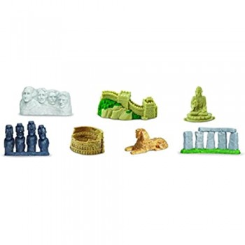 Plastic Miniatures in Toobs-World Landmarks