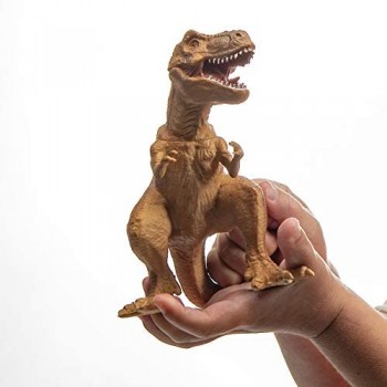 Prextex Dinosauri 25 4 cm Aspetto Realistico Confezione da 12 Dinosauri in Plastica Grandi Assortiti