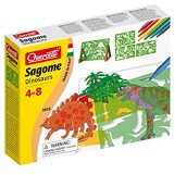 Quercetti - 2613 Sagome Dinosaurs