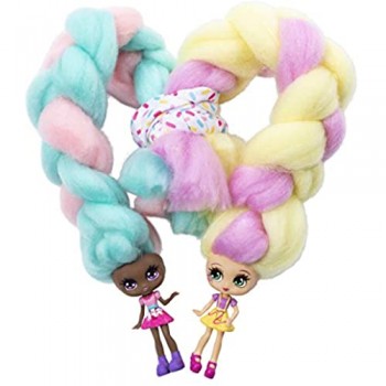 Candylocks Sweet Treats BFF - Confezione da 2 pezzi Jilly Jelly e Donna bambole profumate da collezione con accessori