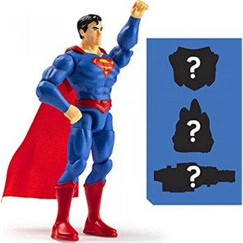 DC Comics - Action Figure Superman 10 cm con 3 accessori misteri Adventure 4