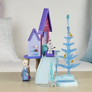 Hasbro Disney La regina del ghiaccio C1919EU4 Little Kingdom Olafs Vacanza Avventura Paesaggio invernale set di gioco