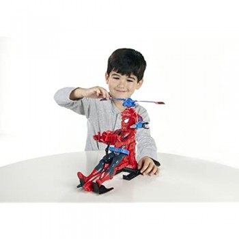 Hasbro - Spiderman Elicottero con Personaggio 30 Cm
