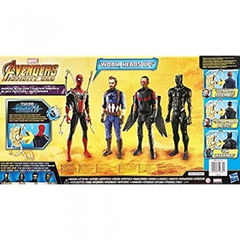 Marvel- Avengers Titan Hero Series 4 Pack Multicolore 4