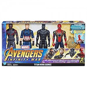 Marvel- Avengers Titan Hero Series 4 Pack Multicolore 4