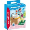 Playmobil- Bambina con Spazzola Figurina D'azione e Accessori Multicolore 70301