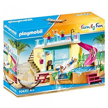 PLAYMOBIL Family Fun 70435 - Bungalow con piscina Dai 4 anni