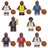 \t Personaggi Giocattolo D'azione Lakers No. 24 Kobe Bryant Gianna 8 Pezzi Giocatore di Basket Anime Figura Giocattoli Collezione Decorazioni Statua Regalo di Compleanno per Bambini 8PCS-4.5CM